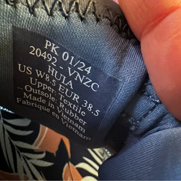 OluKai Huai Blue Gray Sneakers Size 8.5 - Picture 8 of 8